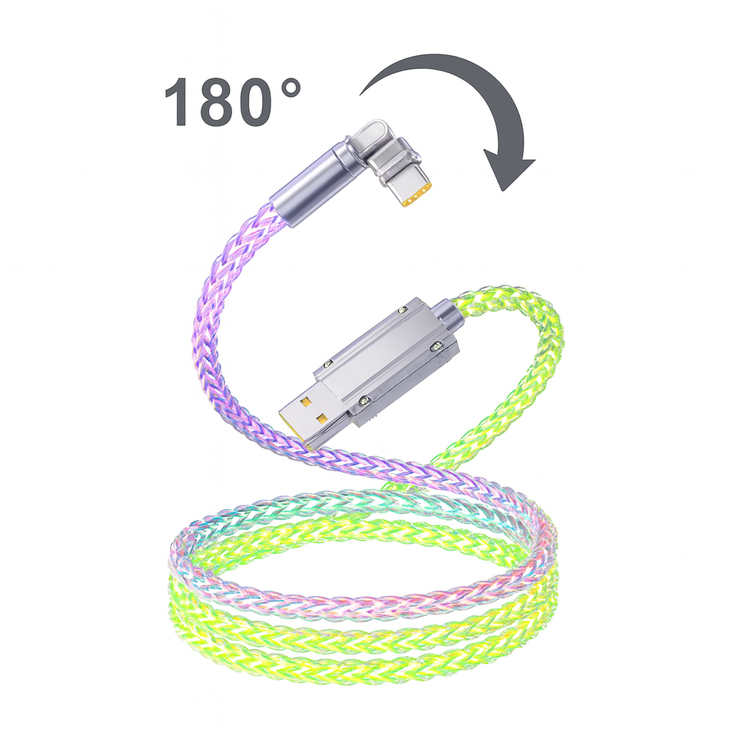 120W Colourful Fast Charging Cable
